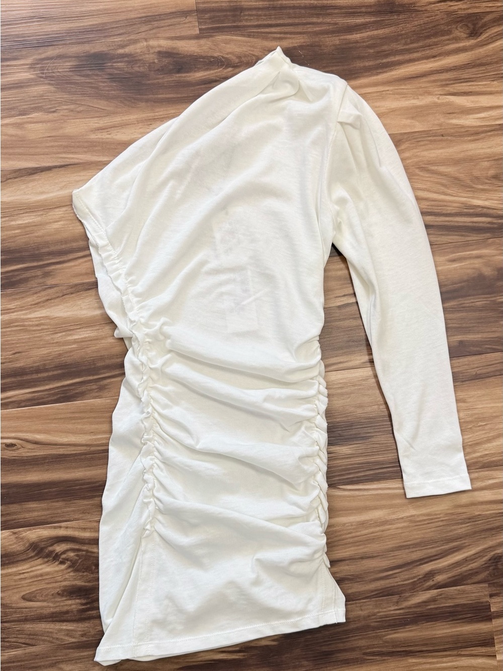 IRO Loving One-Shoulder Ruched Mini Dress - Picture 2 of 5